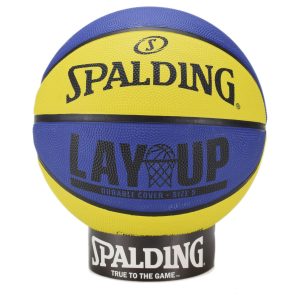 Баскетболна топка Spalding LayUp Size 5 Blue Yellow Rubber