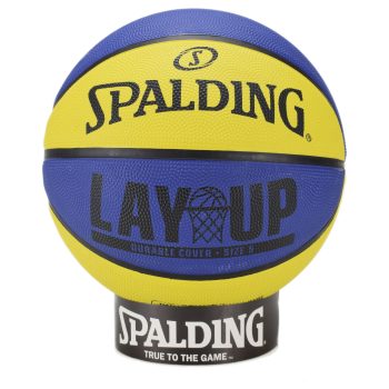 Баскетболна топка Spalding LayUp Size 5 Blue Yellow Rubber