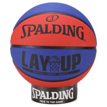 Баскетболна топка Spalding LayUp Size 7 Blue Red Rubber