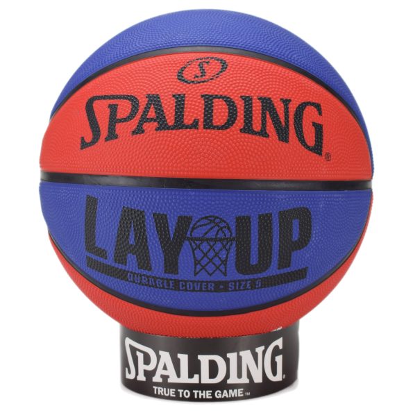Баскетболна топка Spalding LayUp Size 7 Blue Red Rubber