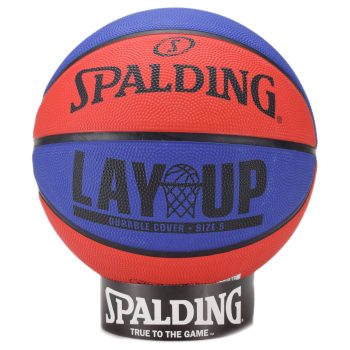 Баскетболна топка Spalding LayUp Size 5 Blue Red Rubber